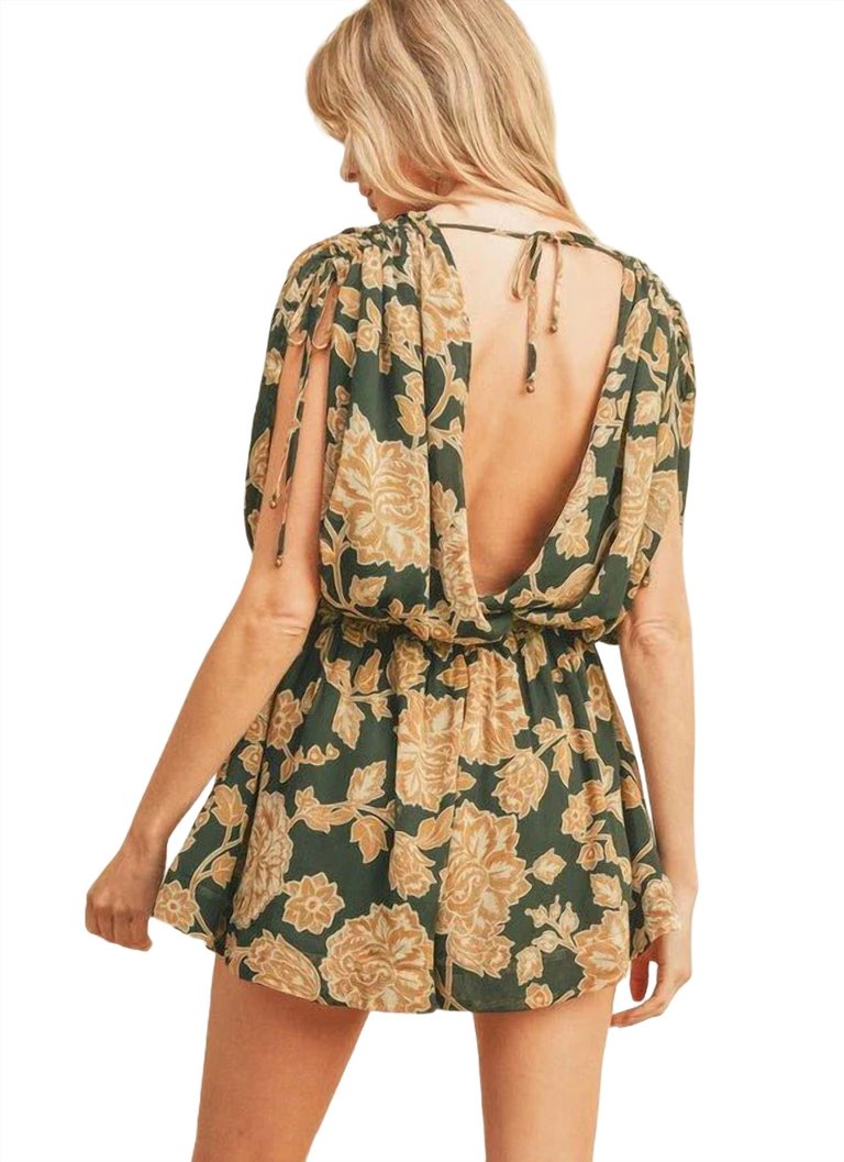 Ember Romper In Pine Gold