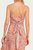 Floral-Print Tie-Detailed Midi Slip Dress In Mauve/multi