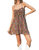 Flower Bed Smocked Baby Doll Mini Dress - Nightfall Ditsy