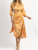 Sundown Marble Midi Dress - Yellow