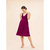 Alicia Dress - Dark Magenta - Dark Magenta