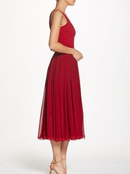 Alicia Dress - Garnet