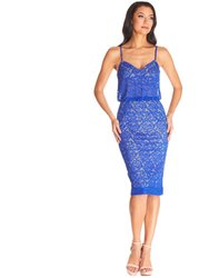 Alisha Dress - Electric Blue - Electric Blue