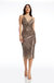 Anita Sequin Dress - Bronze Multi