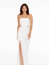 Ariana Gown - White-Silver
