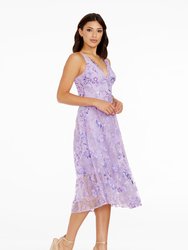 Audrey Dress - Lavender Multi