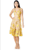 Audrey Dress - Canary/Nude