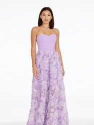 Audrina Gown - Lavender Multi