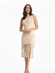 Avianna Rose Lace Dress - Cream