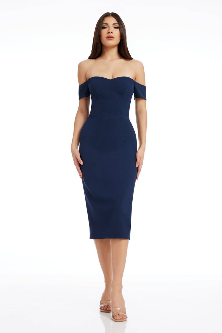 Bailey Dress - Navy