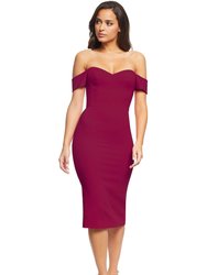 Bailey Dress - Dark Magenta