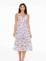 Blair Dress - Lavender Multi