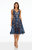 Blair Dress - Navy/Nude