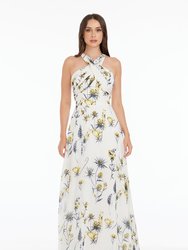 Brenna Dress - White Multi