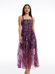 Cassandra Dress - Violet Multi