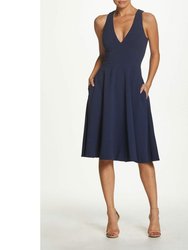 Catalina Dress - Midnight Blue