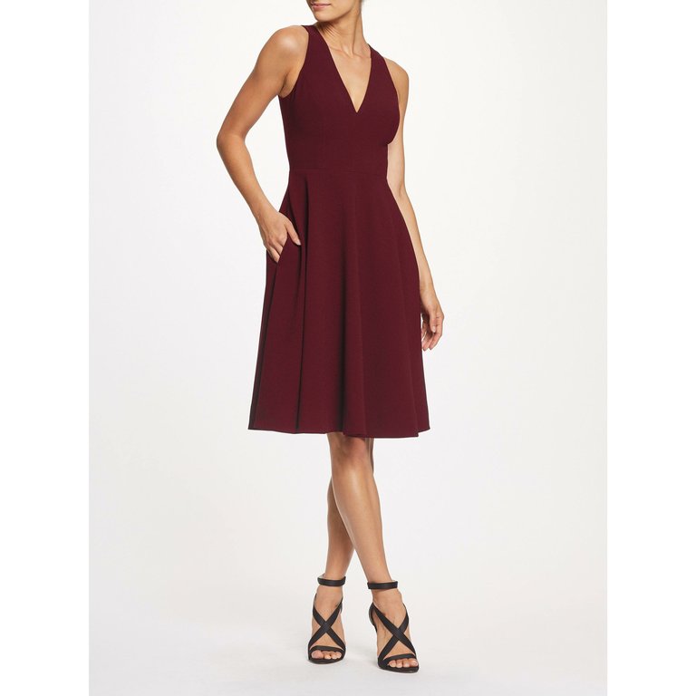 Catalina Dress - Burgundy