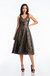 Courtney Scattered Sequin Dress - Pewter Multi