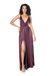 Danae Jersey Gown - Fuchsia Multi