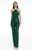 Darian Sequin Jumpsuit - Deep Emerald