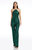 Darian Sequin Jumpsuit - Deep Emerald