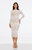 Emery Dress - White-Nude