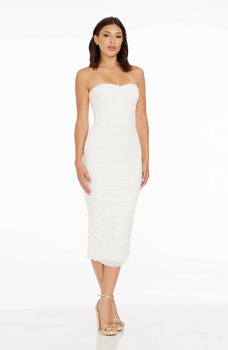 Heather Dress - White