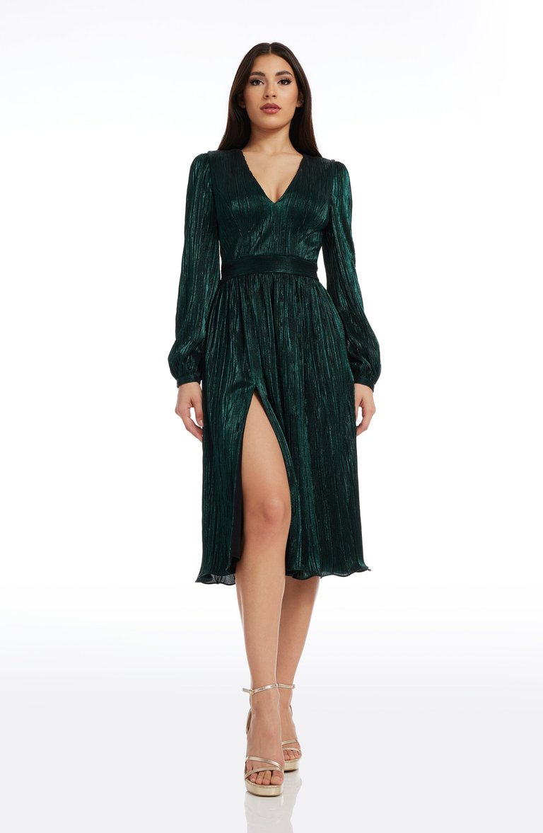 Holly Dress - Deep Emerald