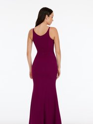 Iris Gown - Dark Magenta