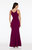 Iris Gown - Dark Magenta