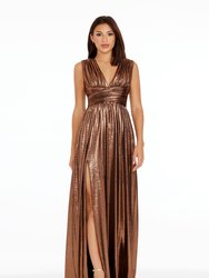 Jaclyn Dress - Bronze - Bronze