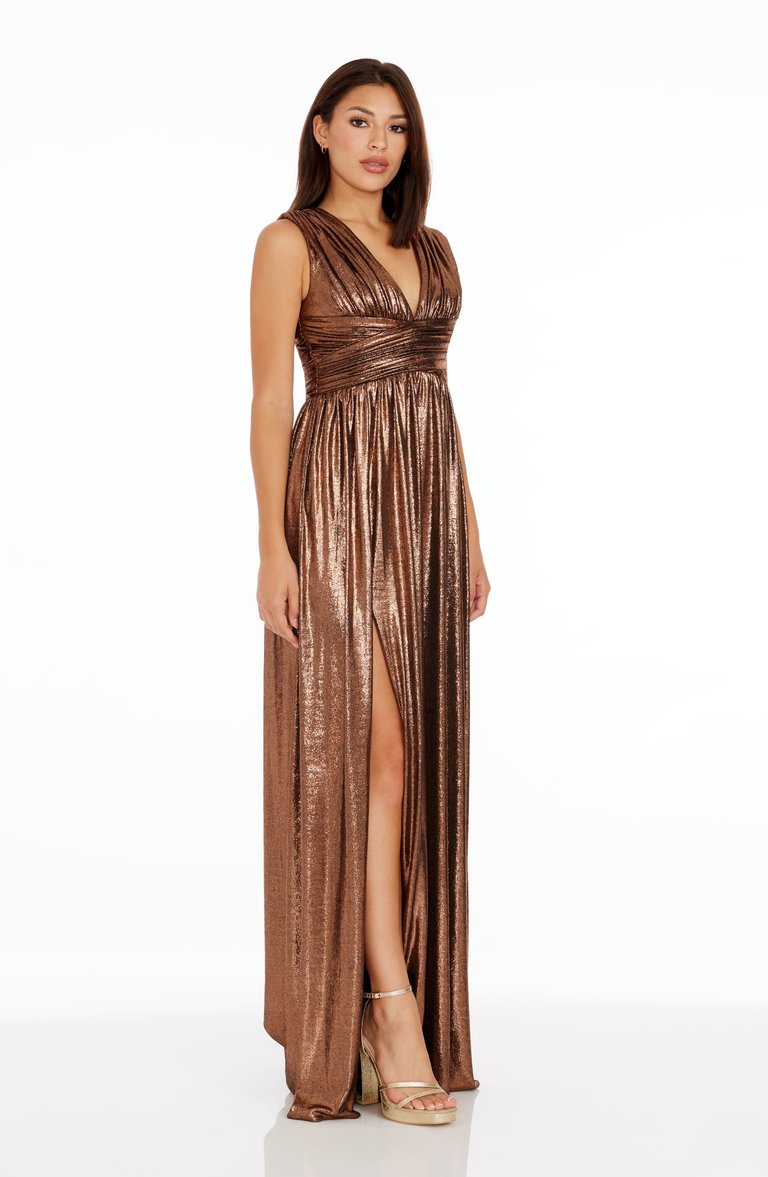 Jaclyn Dress - Bronze