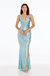 Jordan Sequin Gown - Light Ice Blue