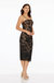 Josselyn Dress - Black-Nude