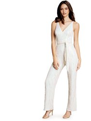 Kinsley Jumpsuit - White Multi