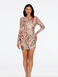 Lacie Dress - Blush Multi