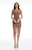 Lia 3D Beaded Dress - Mauve