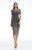 Lia 3D Beaded Dress - Steel