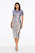 Lia Dress - Silver Multi