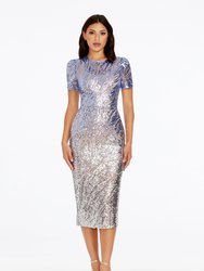 Lia Dress - Silver Multi - Silver Multi