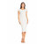 Marcella Chevron Sequin Dress - Off White