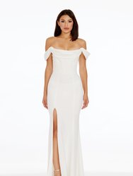 Melania Dress - White