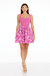 Melanie Dress - Bright Fuchsia Multi