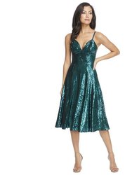 Mimi Dress - Deep Emerald