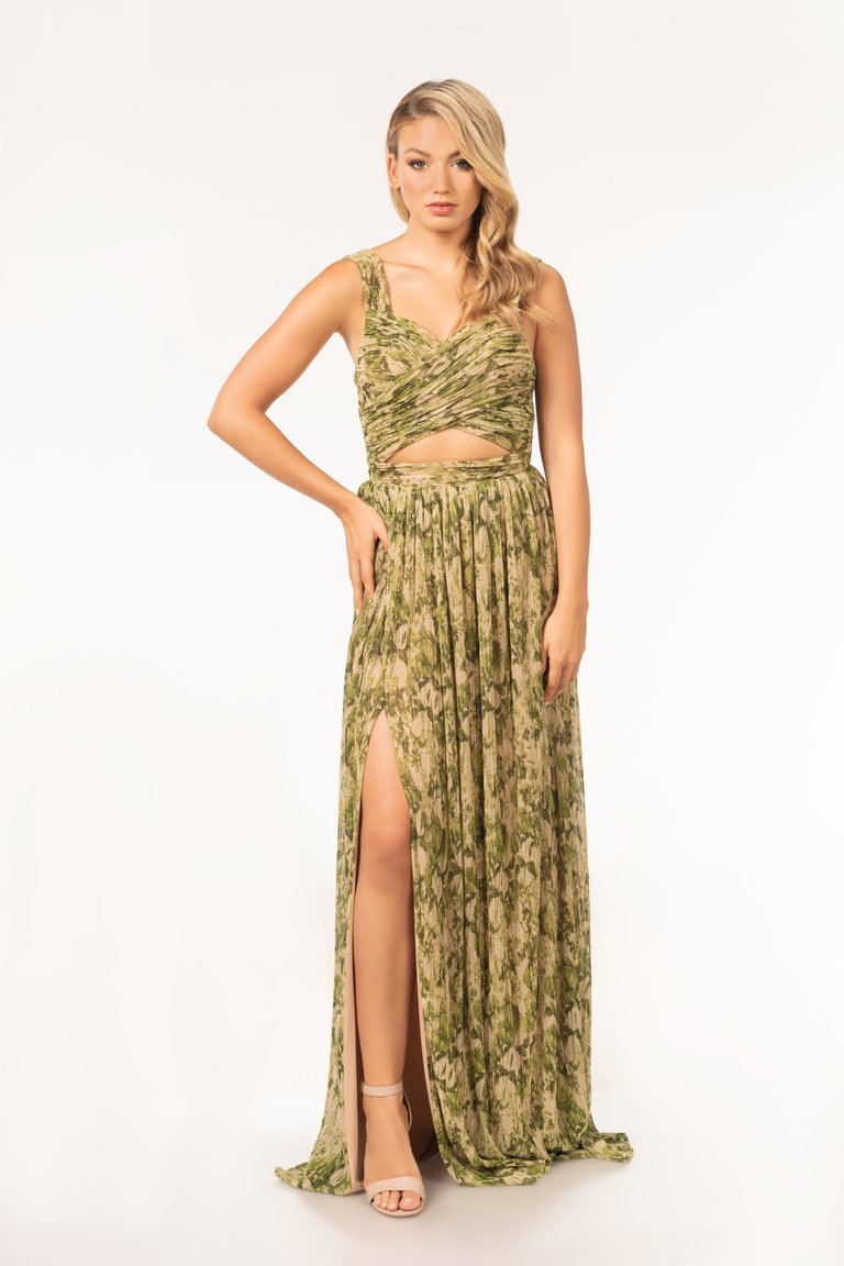 Mirabella Dress - Green Multi