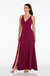 Parker Magenta Front Slit Maxi Dress