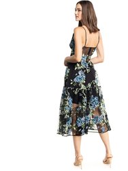 Paulette 3D Floral Dress