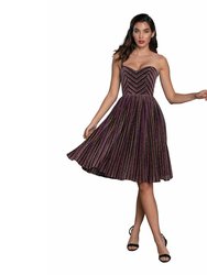 Rosalie Dress - Amethyst Multi