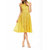 Shane Dress - Canary/Nude