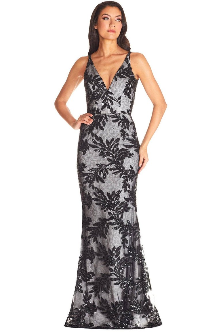 Sharon Gown - Black-White